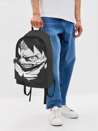 Рюкзак джинсовый / Злой One piece