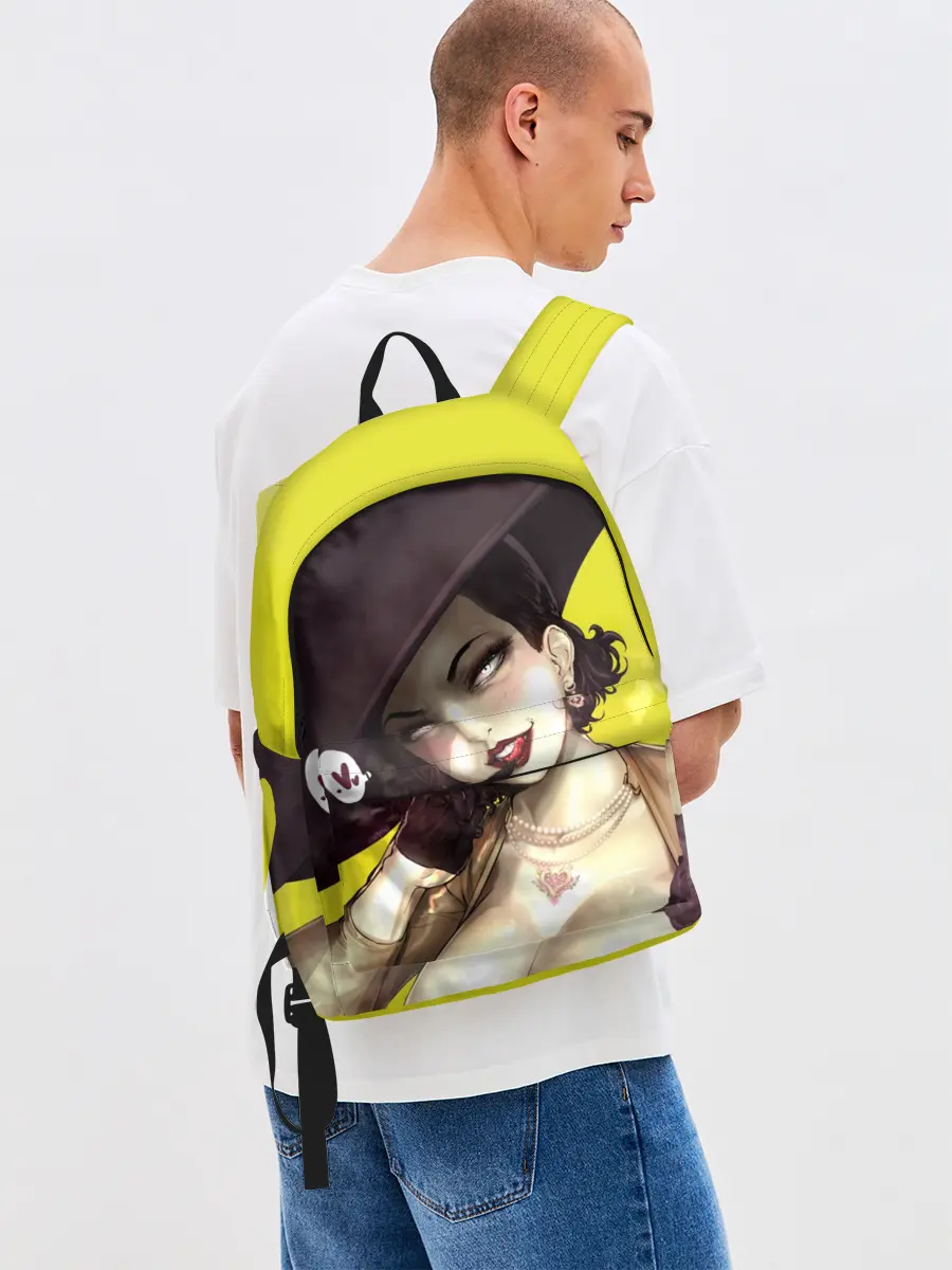 Рюкзак джинсовый / РЕЗИДЕНТ ИВЕЛ ДЕРЕВНЯ