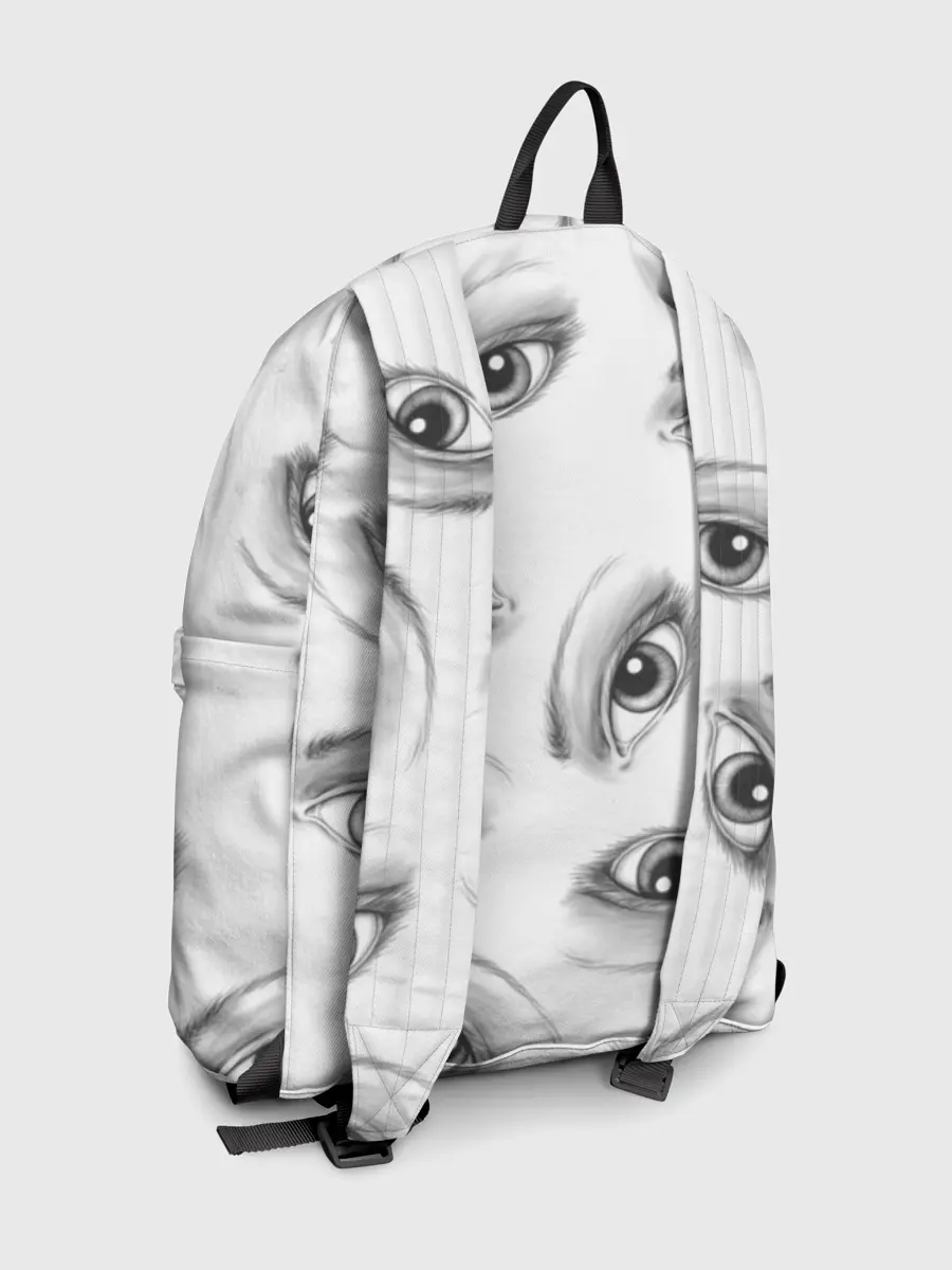 Рюкзак джинсовый / глаза