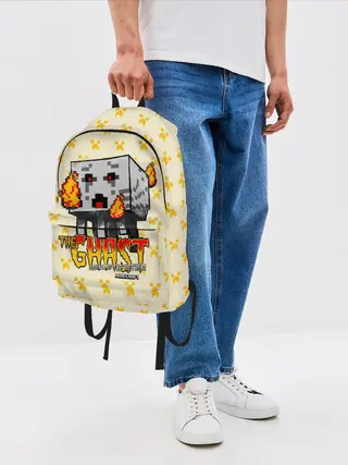 Рюкзак джинсовый / Minecraft THE GHAST