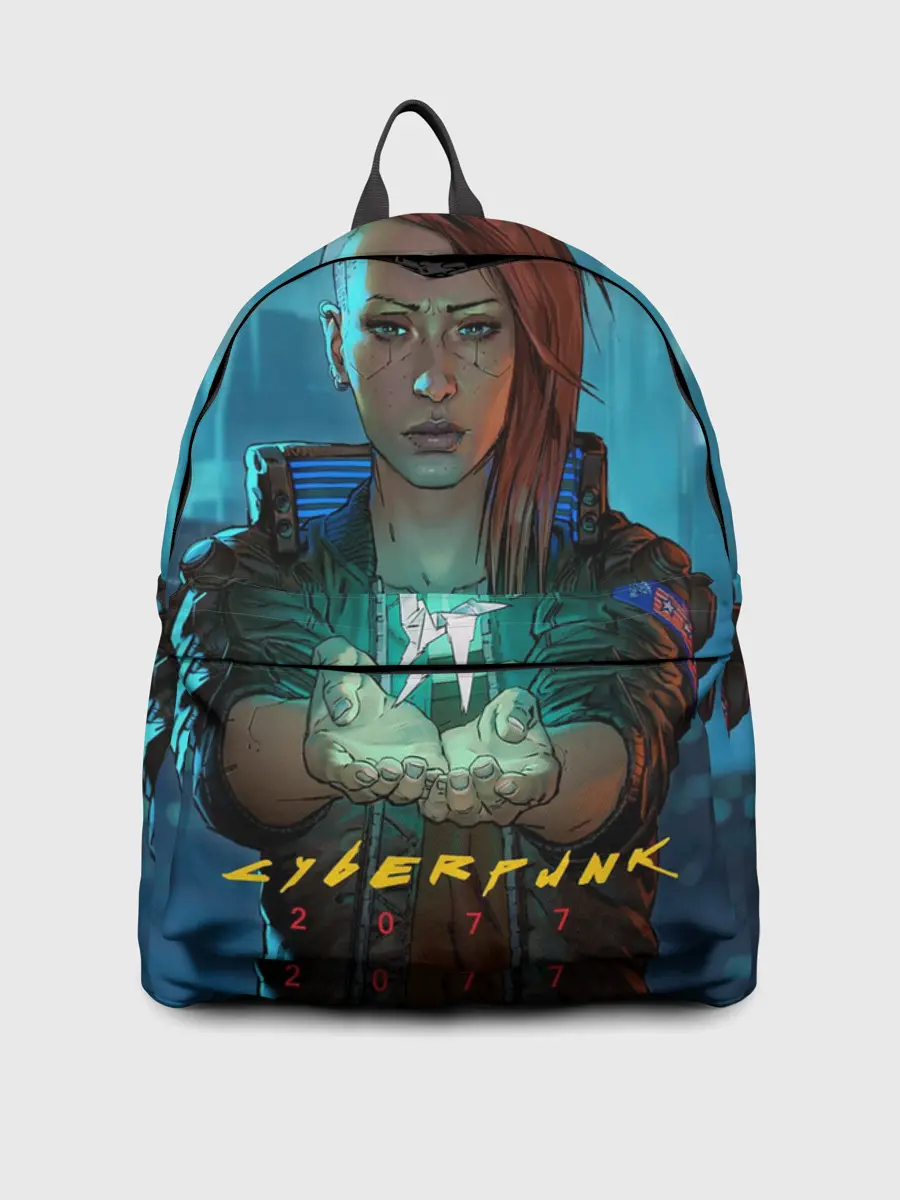 Рюкзак джинсовый / cuberpunk 2077 melisa