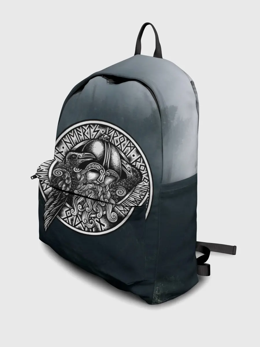 Рюкзак джинсовый / руны