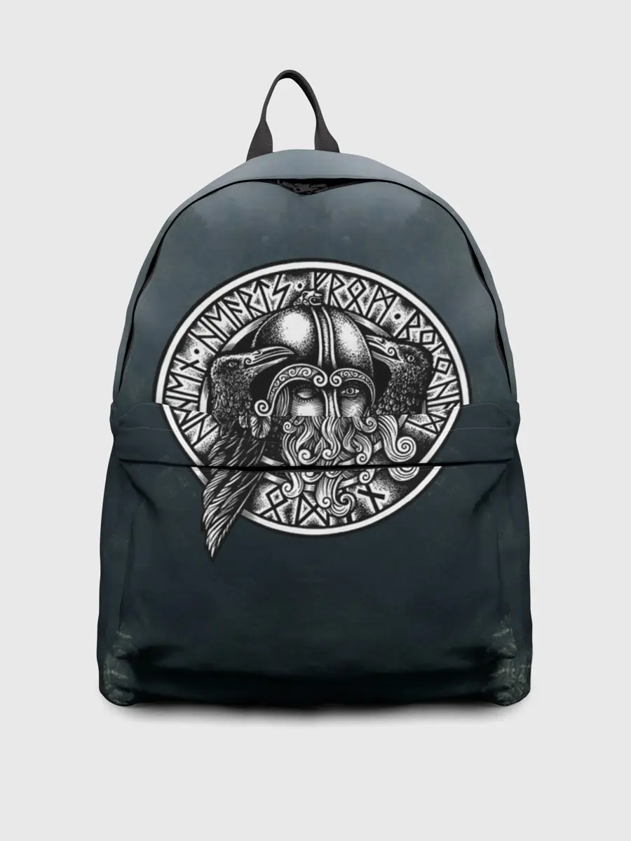 Рюкзак джинсовый / руны