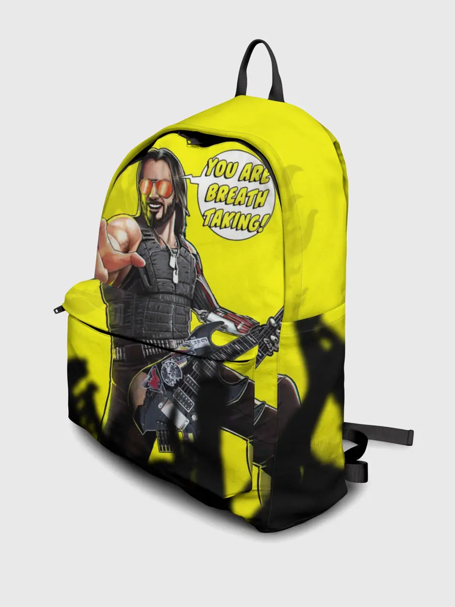 Рюкзак джинсовый / Cyberpunk 2077 | Breathtaking