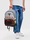 Рюкзак джинсовый / Tesla Roadster