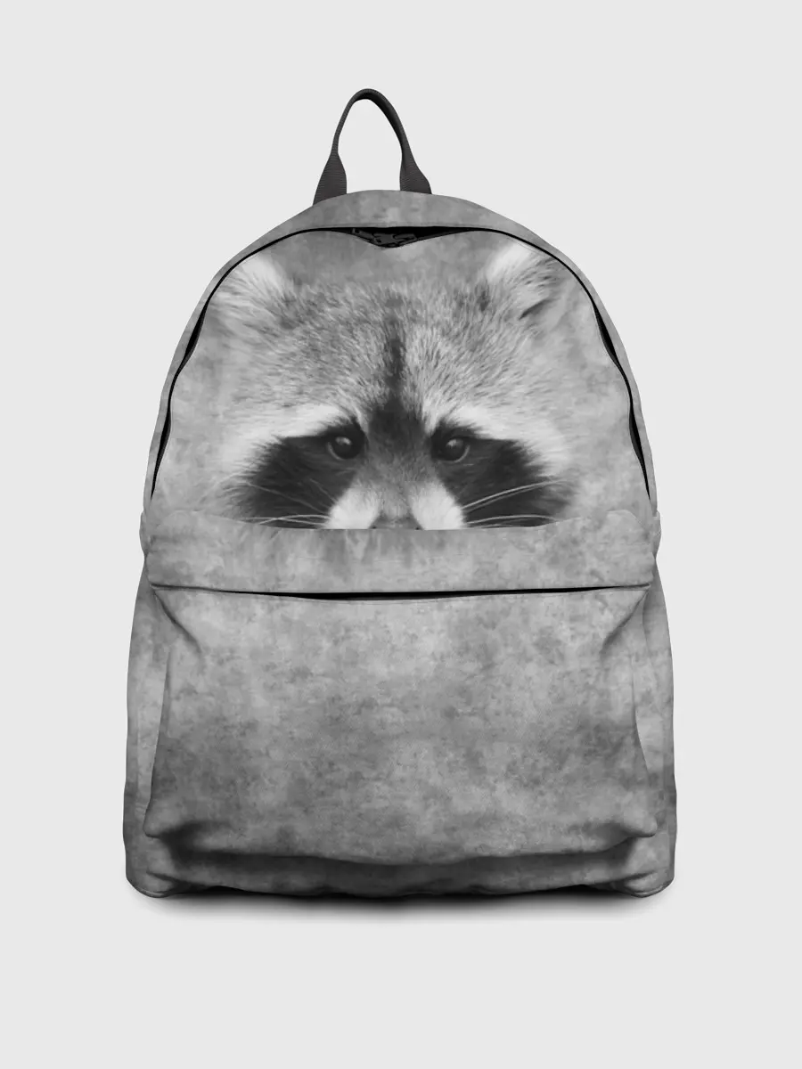 Рюкзак джинсовый / Енот