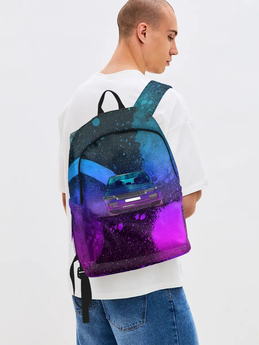 Рюкзак джинсовый / LAND ROVER NEON