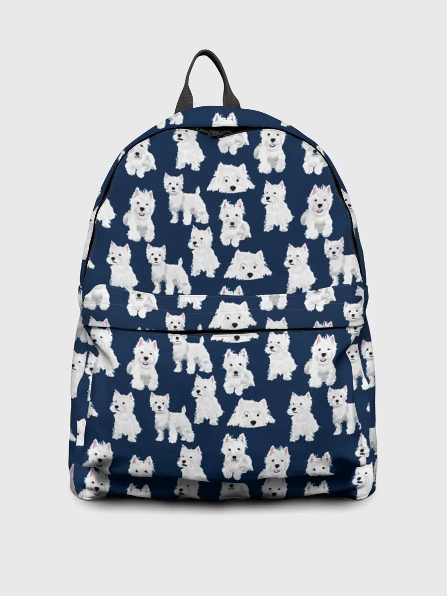 Рюкзак джинсовый / Собаки Пушистики