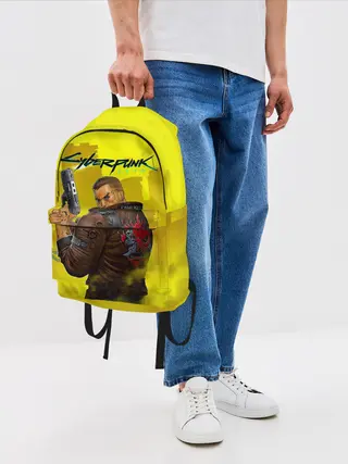 Рюкзак джинсовый / Cyberpunk 2077