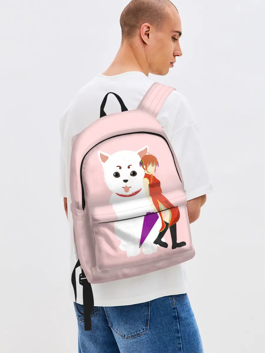 Рюкзак джинсовый / Кот Гинтама