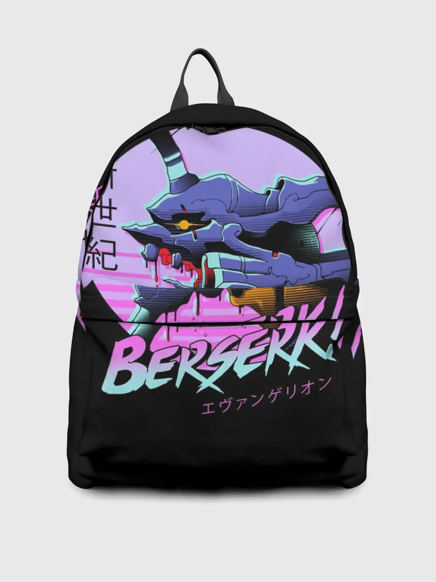 Рюкзак джинсовый / Евангелион Берсерк