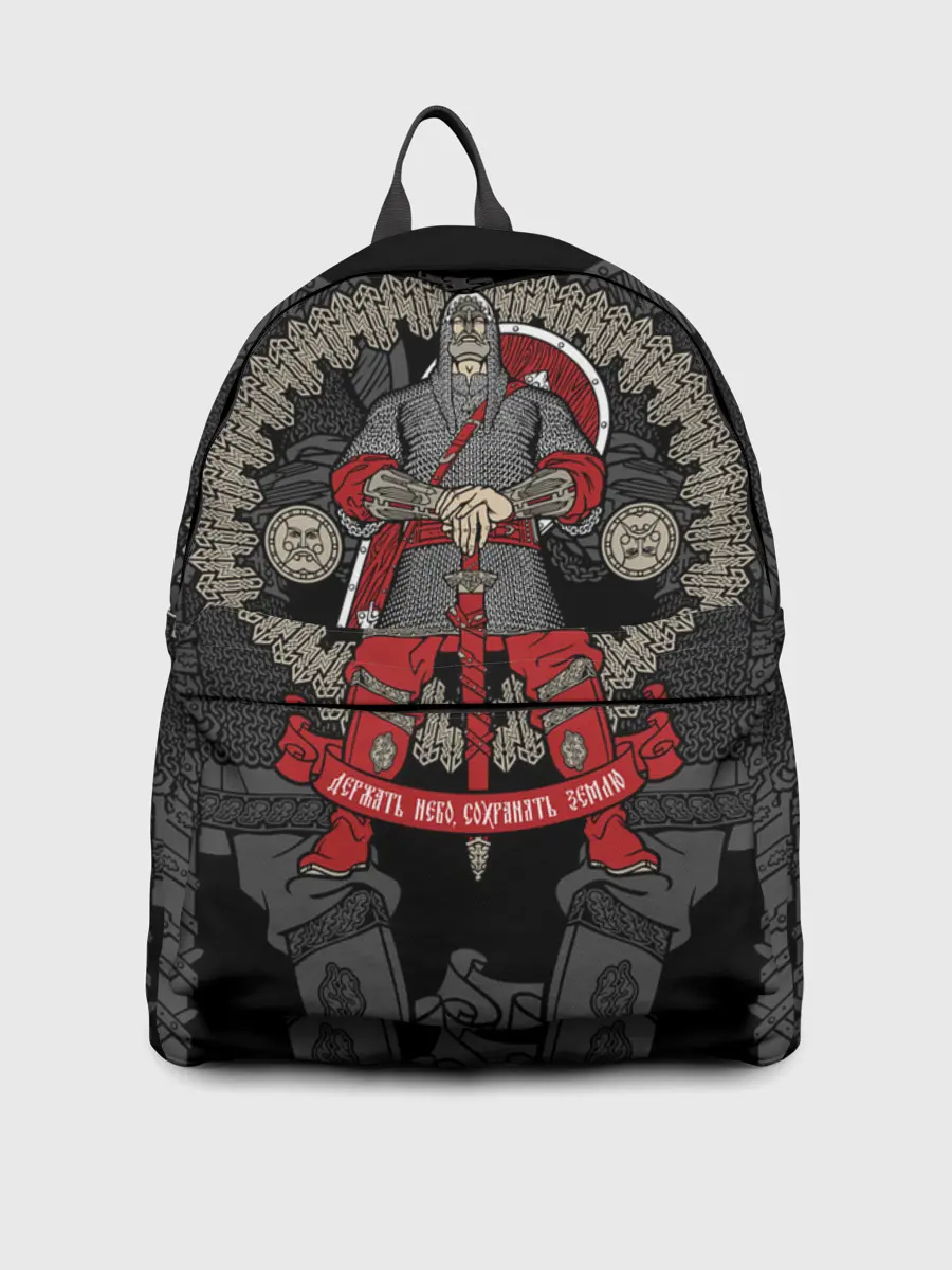 Рюкзак джинсовый / Русский богатырь