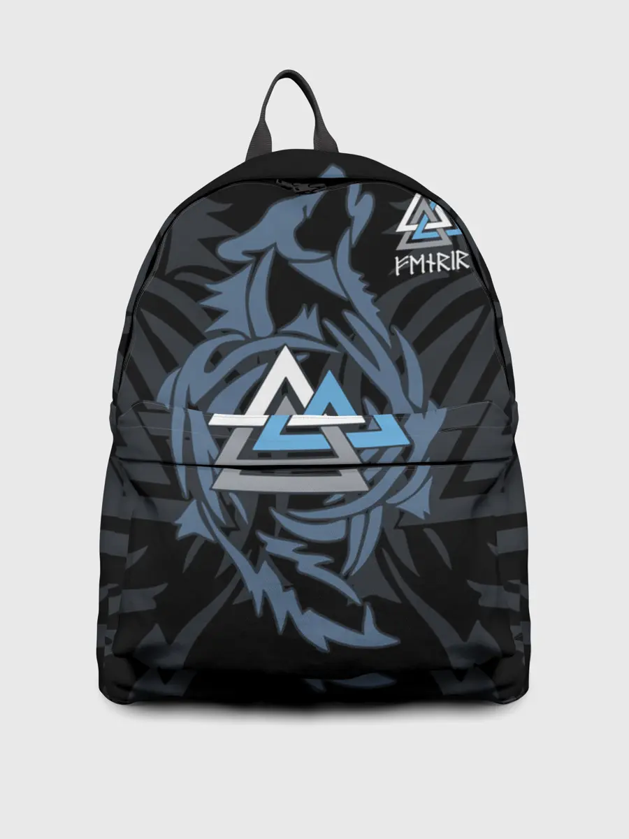 Рюкзак джинсовый / Волк Фенрир