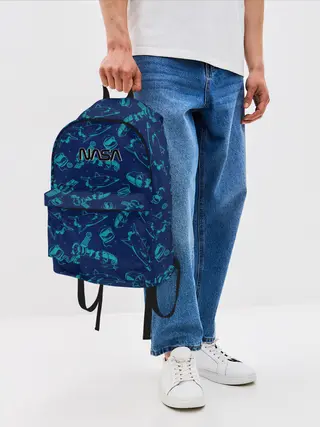 Рюкзак джинсовый / NASA