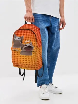 Рюкзак джинсовый / Cat Pop