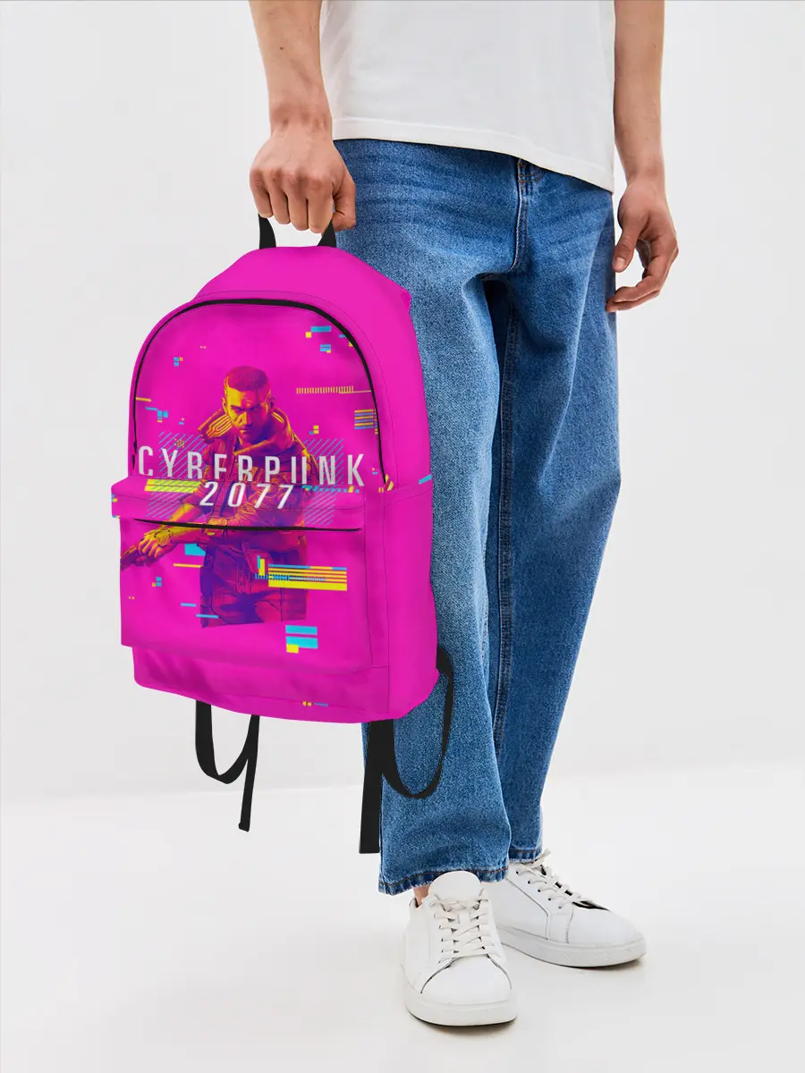 Рюкзак джинсовый / Cyberpunk 2077