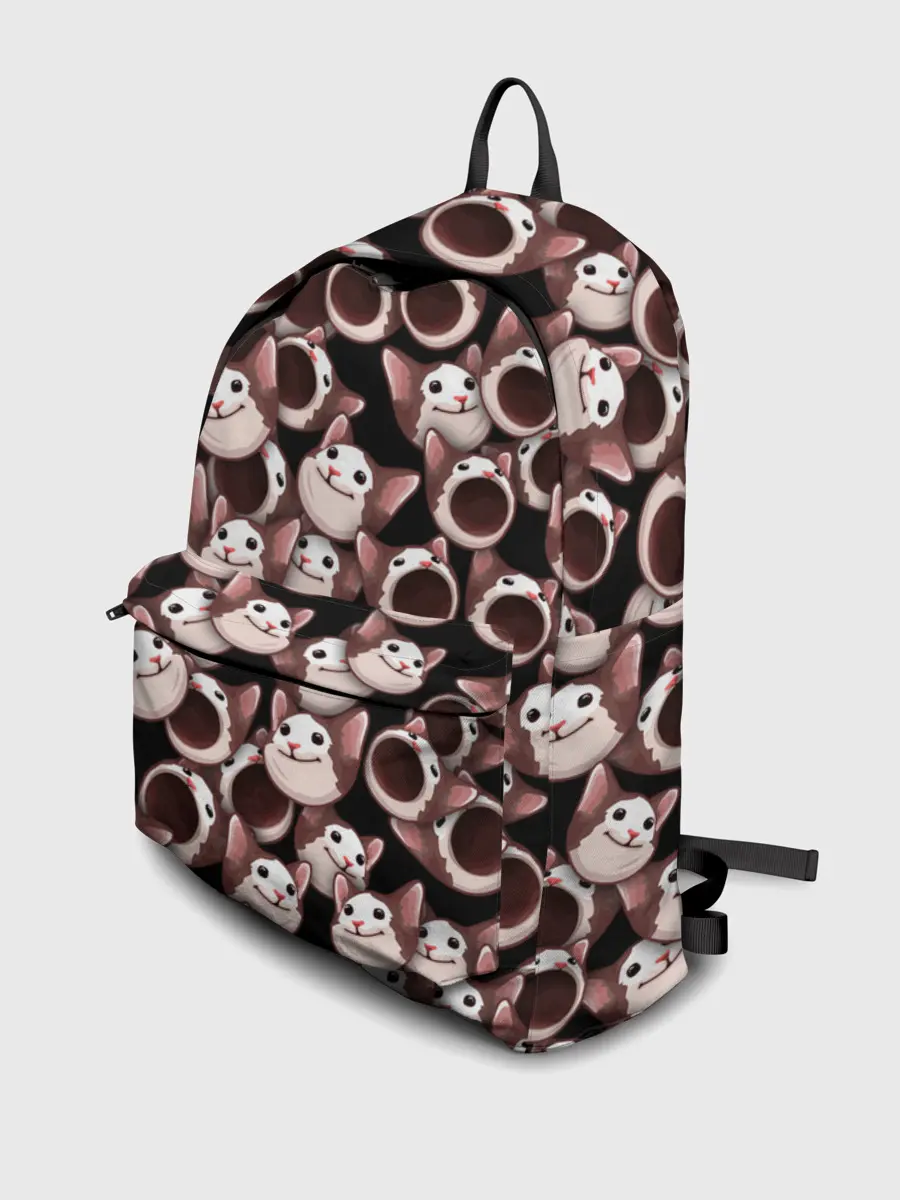 Рюкзак джинсовый / Popping cats