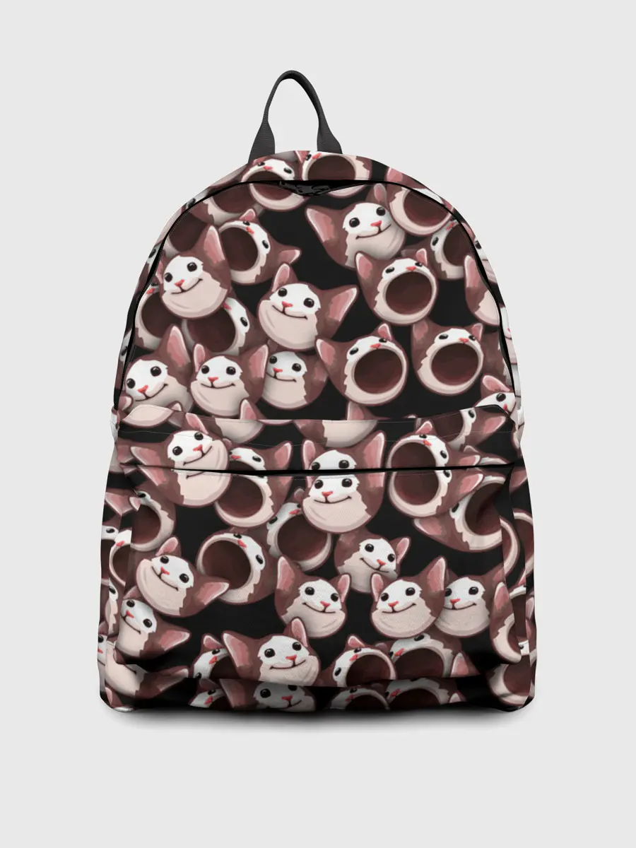 Рюкзак джинсовый / Popping cats