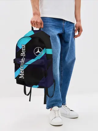 Рюкзак джинсовый / Mercedes Benz
