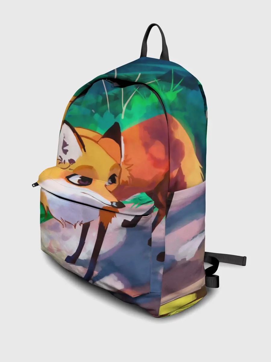 Рюкзак джинсовый / Лисичка