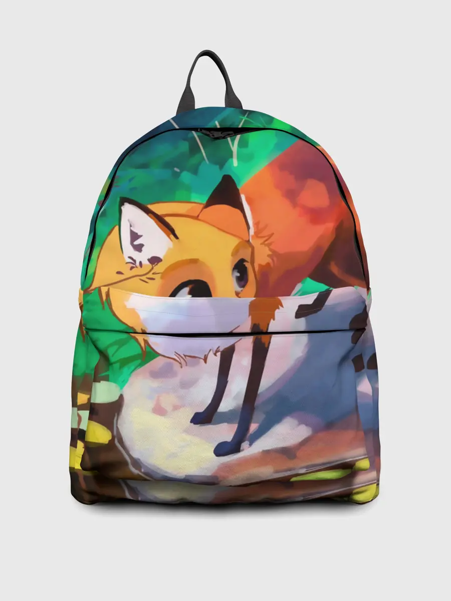 Рюкзак джинсовый / Лисичка