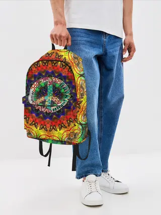 Рюкзак джинсовый / Хиппи