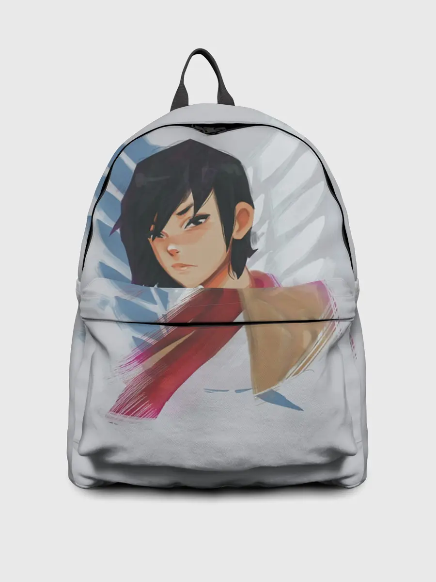 Рюкзак джинсовый / Logo and Mikasa