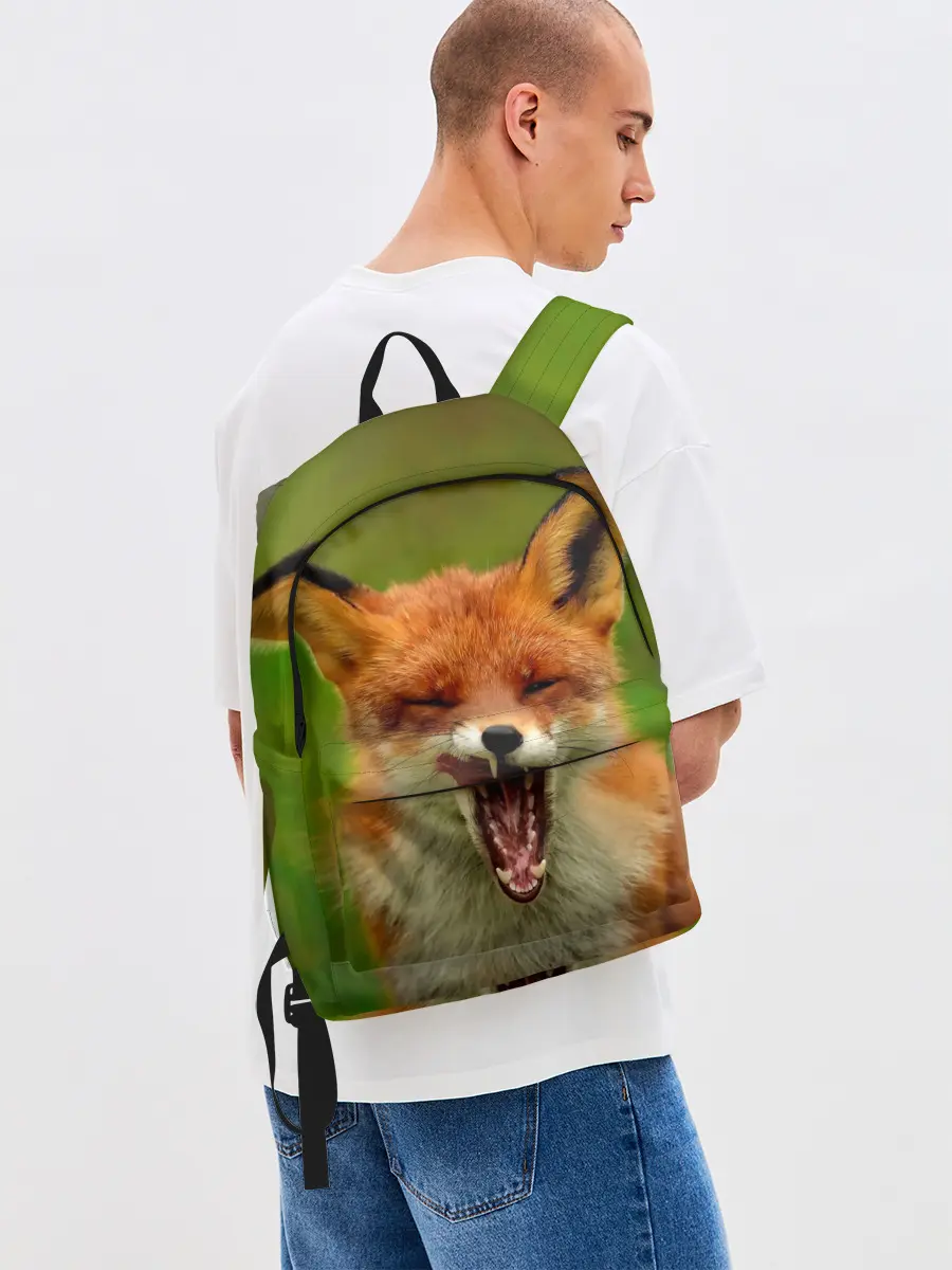 Рюкзак джинсовый / Лисица