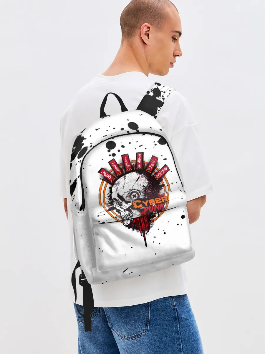 Рюкзак джинсовый / Cyberpunk 2077