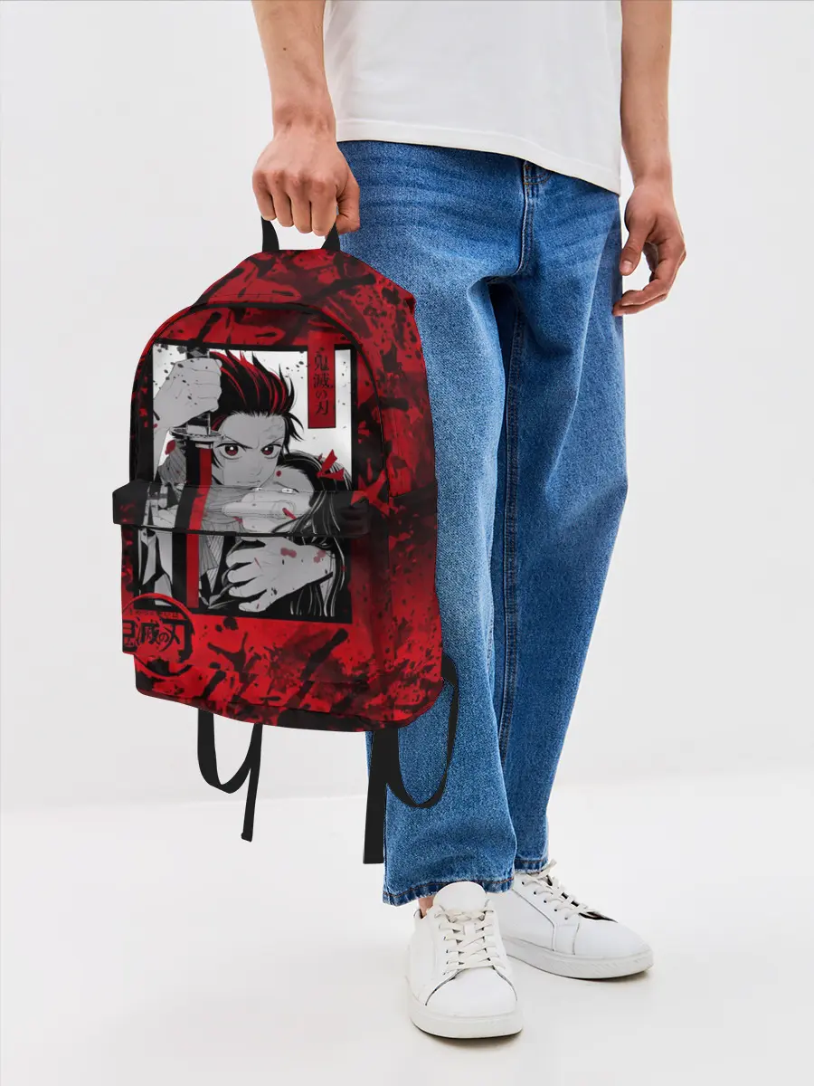 Рюкзак джинсовый / Клинок рассекающий демонов