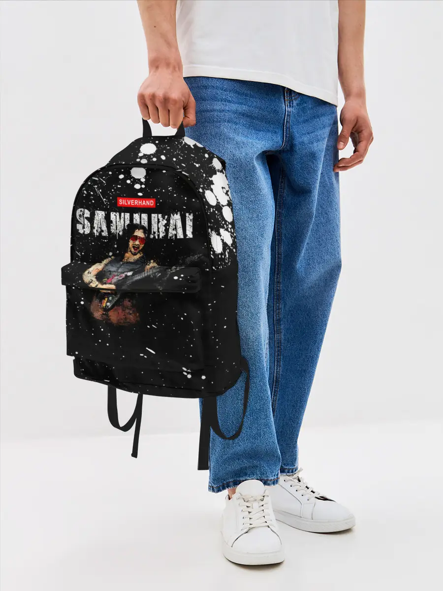 Рюкзак джинсовый / SAMURAI Cyberpunk 2077
