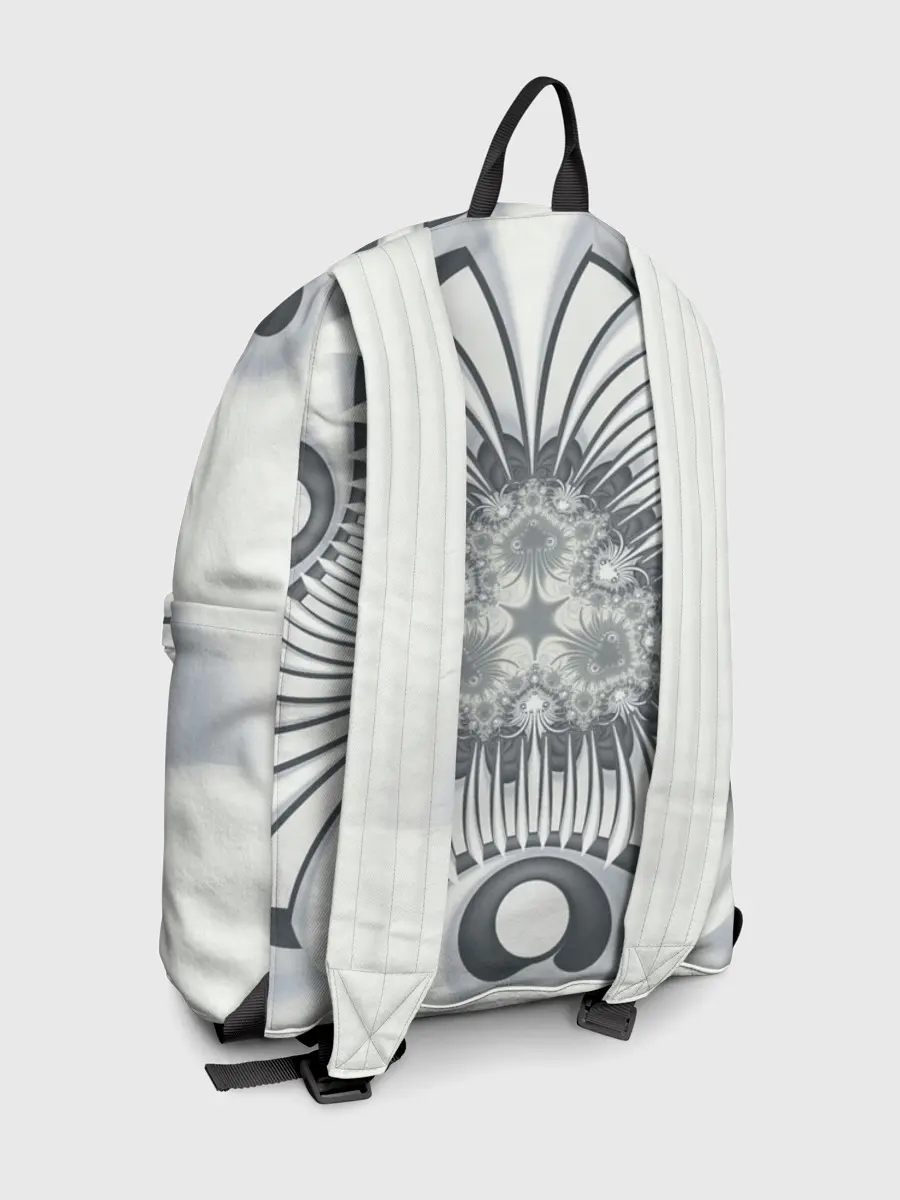 Рюкзак джинсовый / Серая абстракция