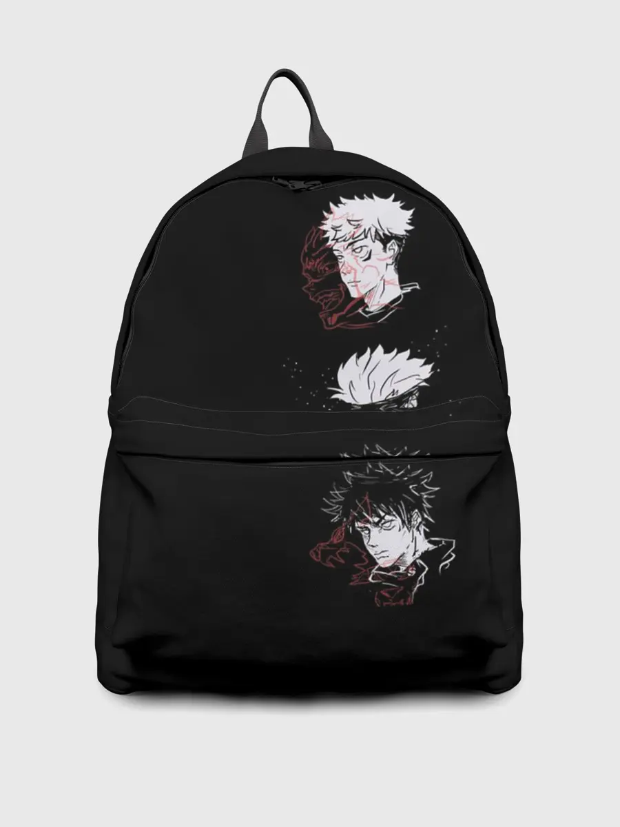 Рюкзак джинсовый / JUJUTSU KAISEN три головы