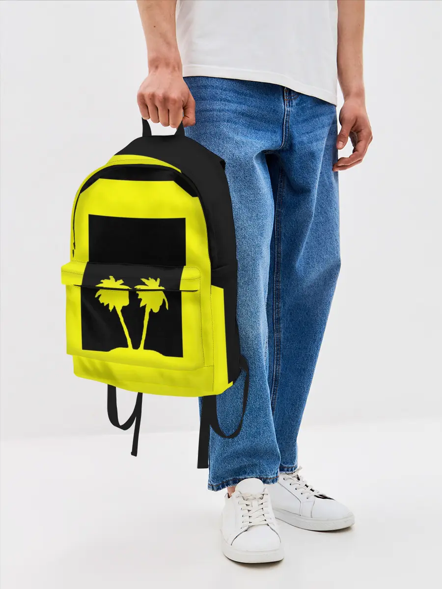 Рюкзак джинсовый / Cyberpunk 2077 nightcity