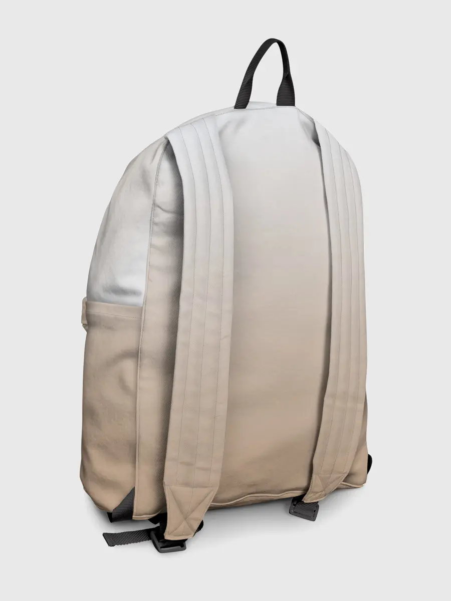 Рюкзак джинсовый / бело-рыжий котенок реализм