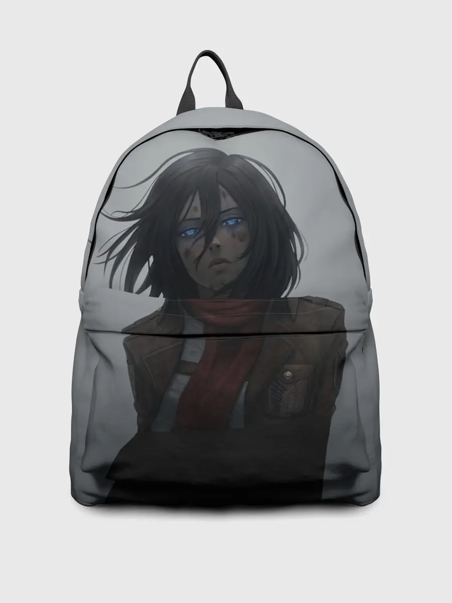 Рюкзак джинсовый / Микаса Аккерман