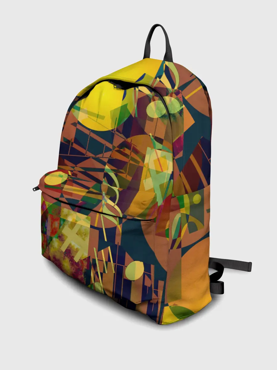 Рюкзак джинсовый / Музыкальный глитч