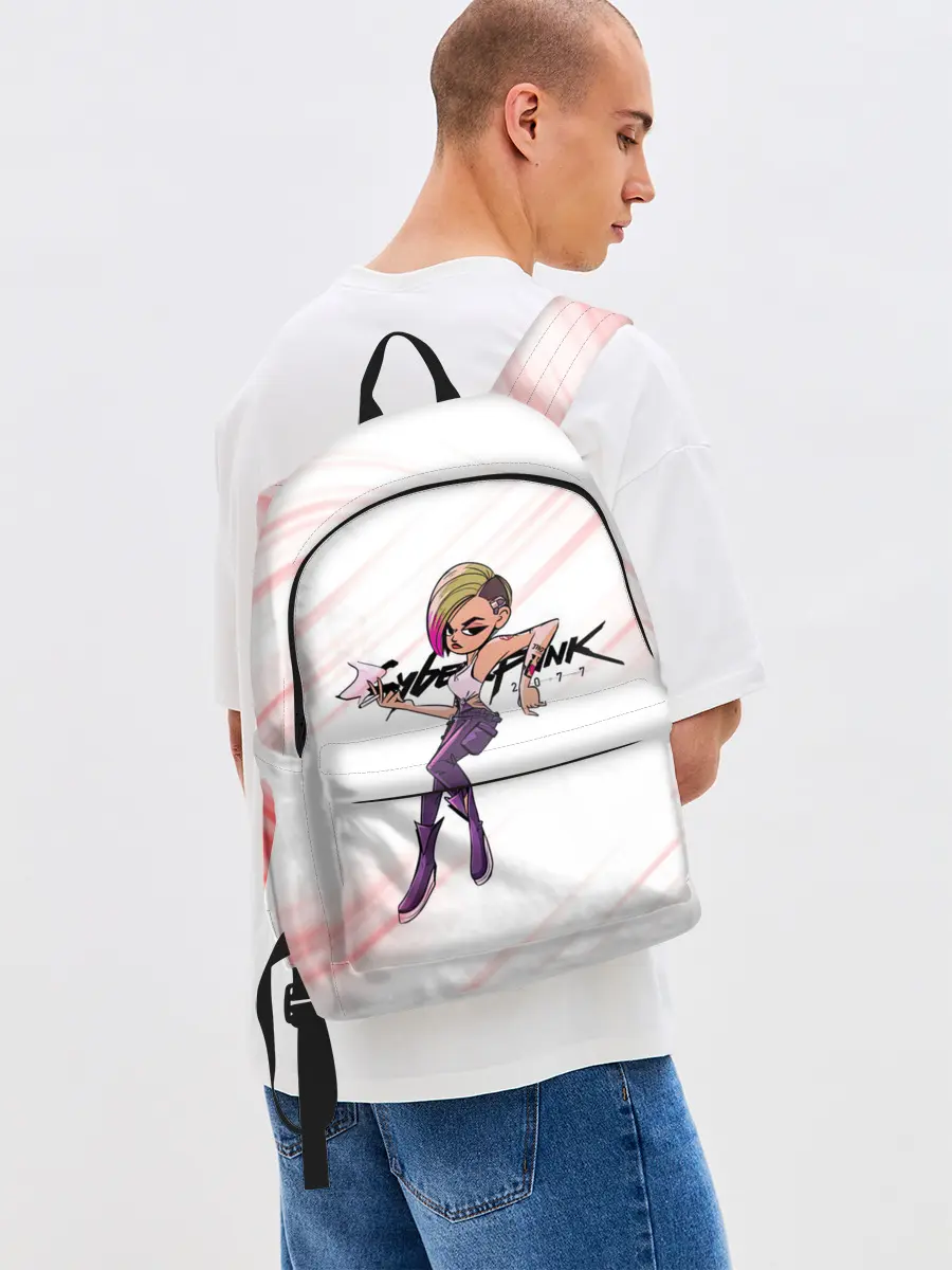 Рюкзак джинсовый / Moxes Cyberpunk 2077