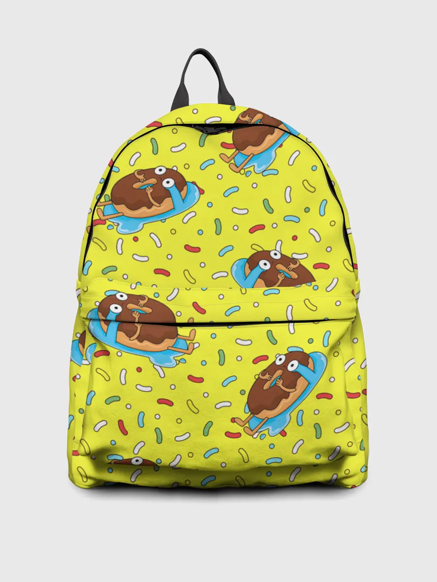 Рюкзак джинсовый / Плачущий пончик