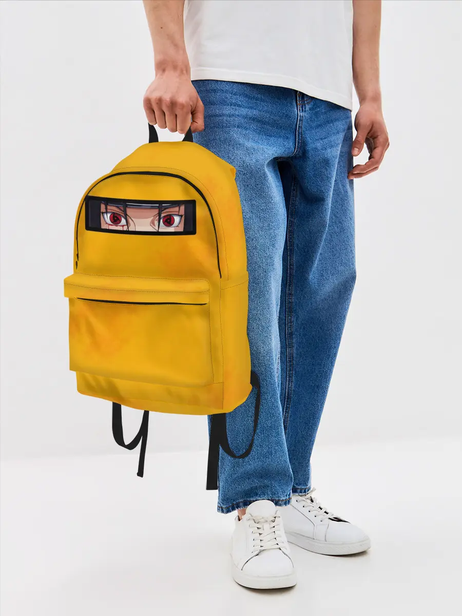 Рюкзак джинсовый / Аниме Итачи Глаза