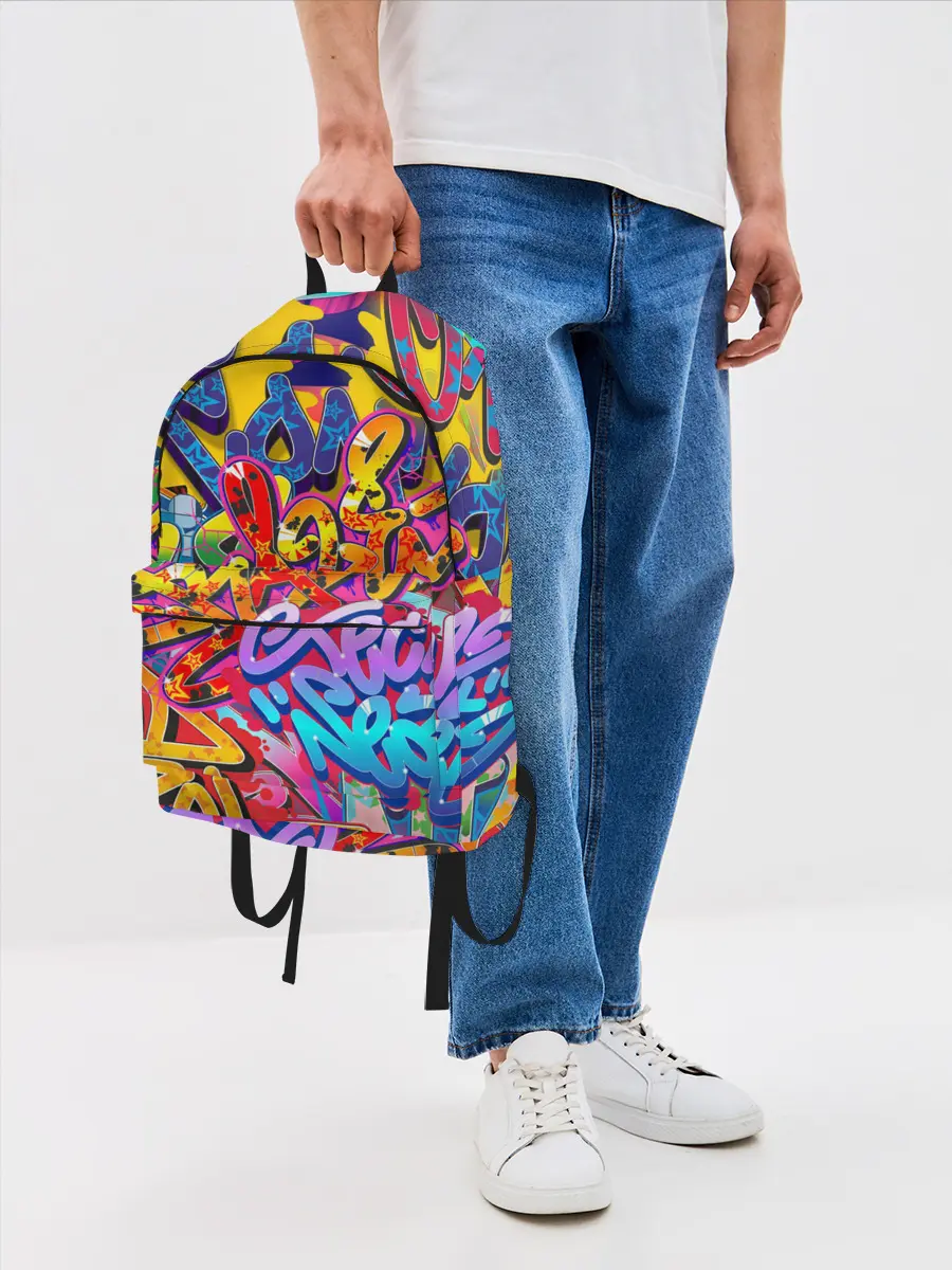 Рюкзак джинсовый / Граффити