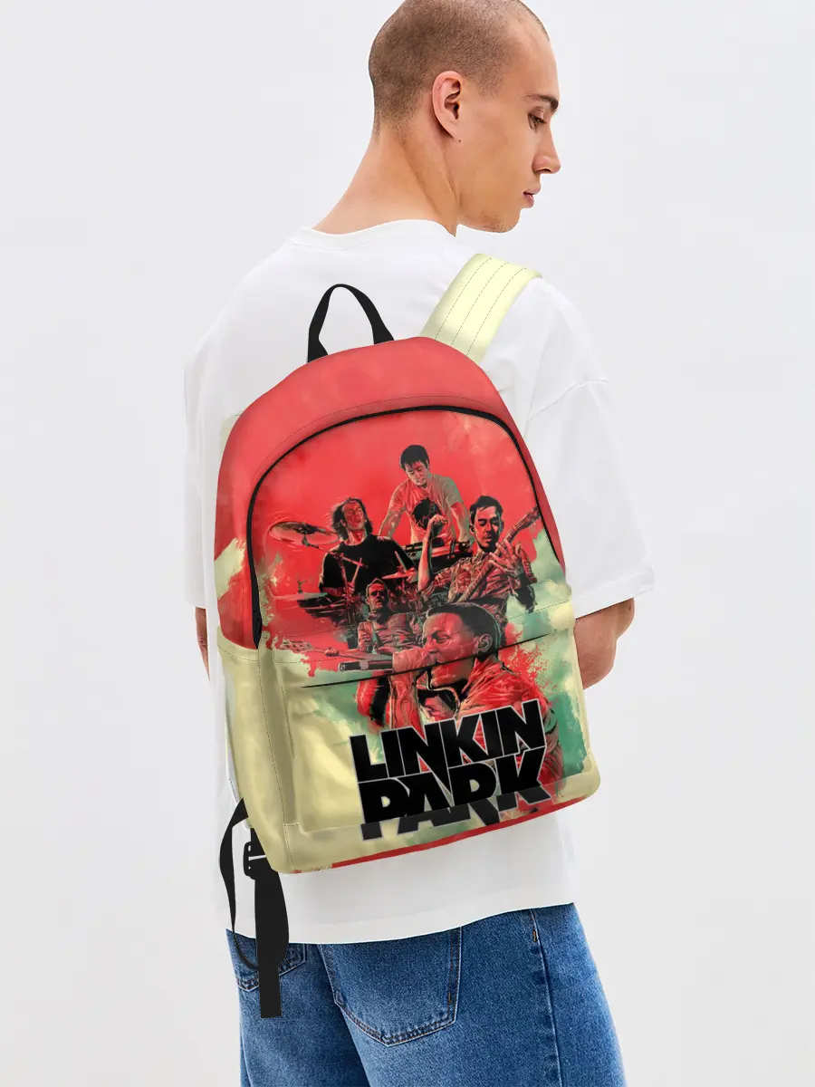 Рюкзак джинсовый / LINKIN PARK