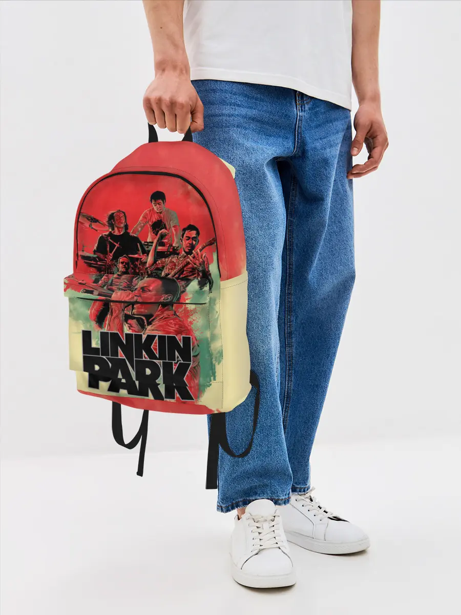 Рюкзак джинсовый / LINKIN PARK