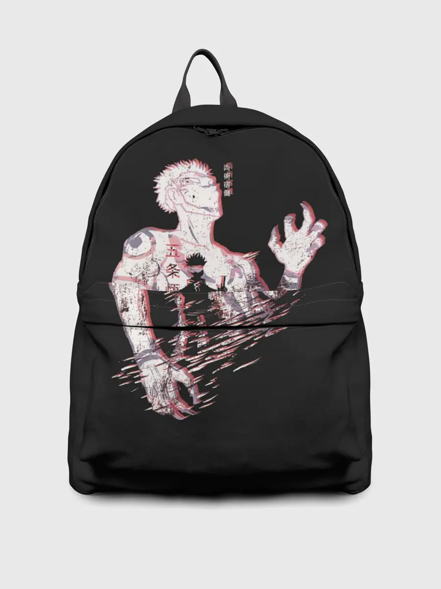 Рюкзак джинсовый / JUJUTSU KAISEN страдает