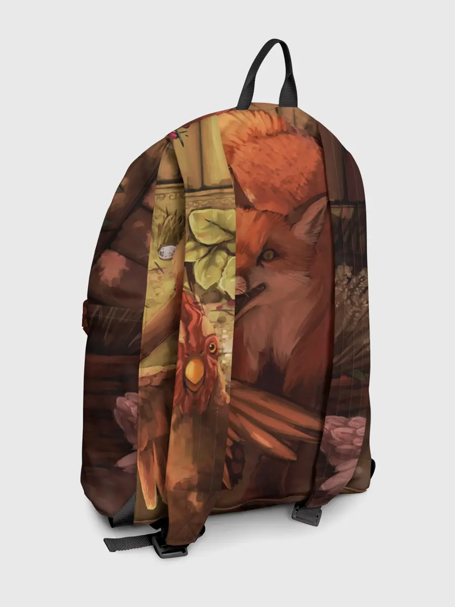 Рюкзак джинсовый / Хищная лисица