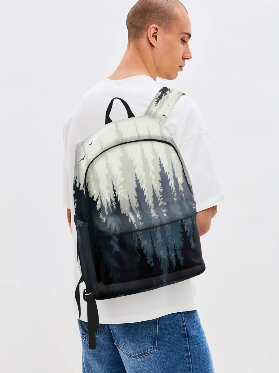 Рюкзак джинсовый / Лес