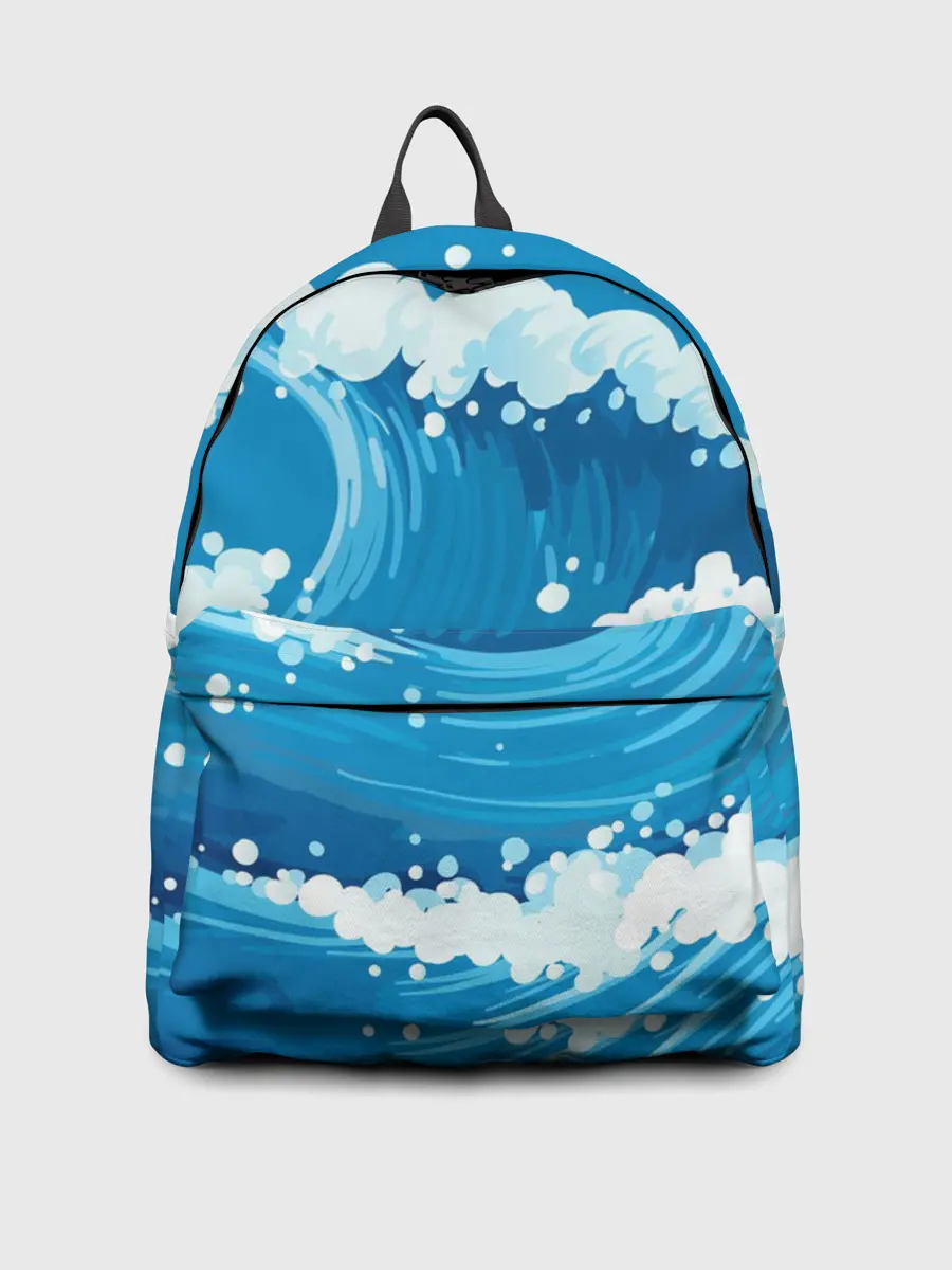 Рюкзак джинсовый / Волны