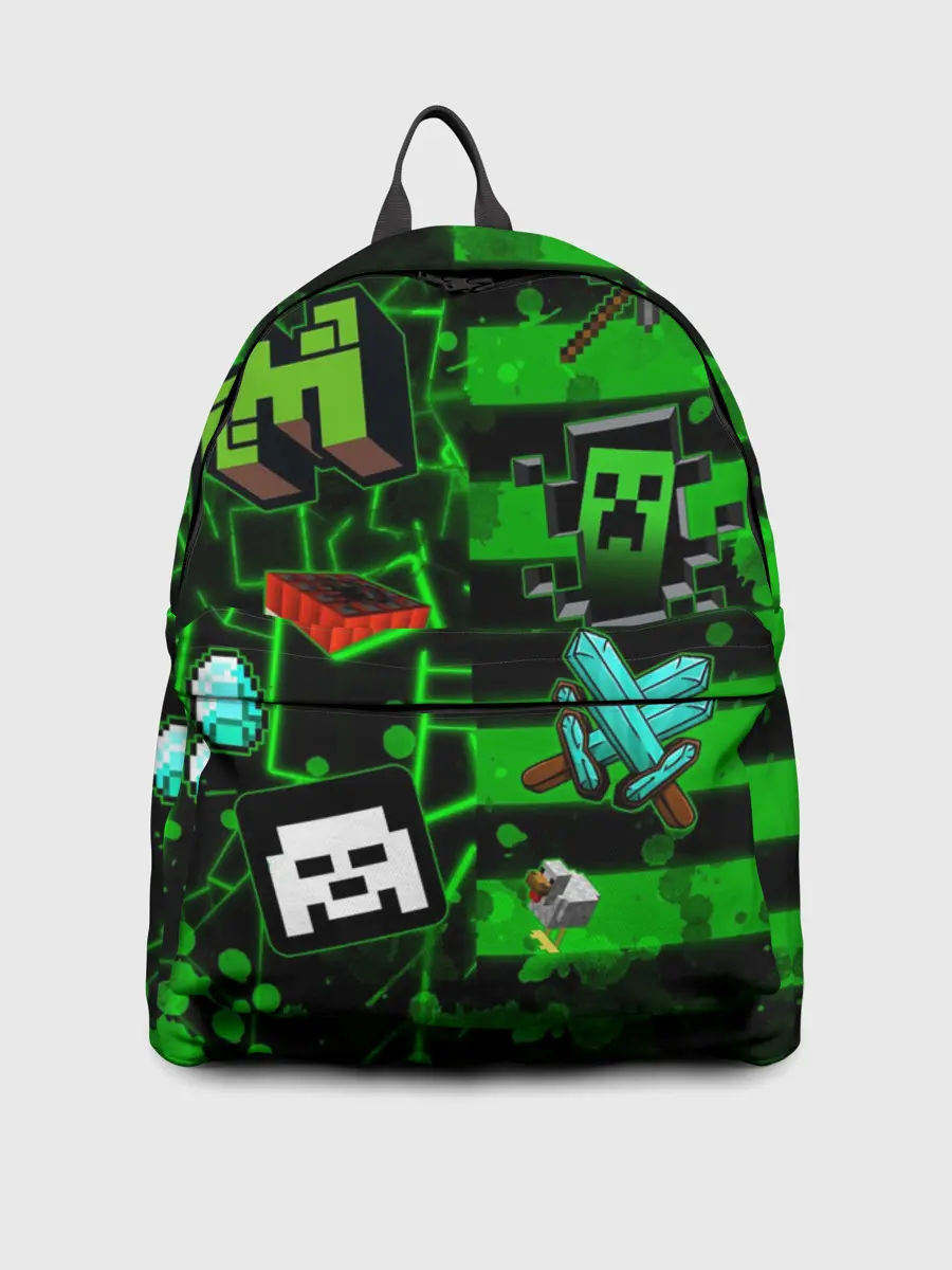 Рюкзак джинсовый / Minecraft / Майнкрафт