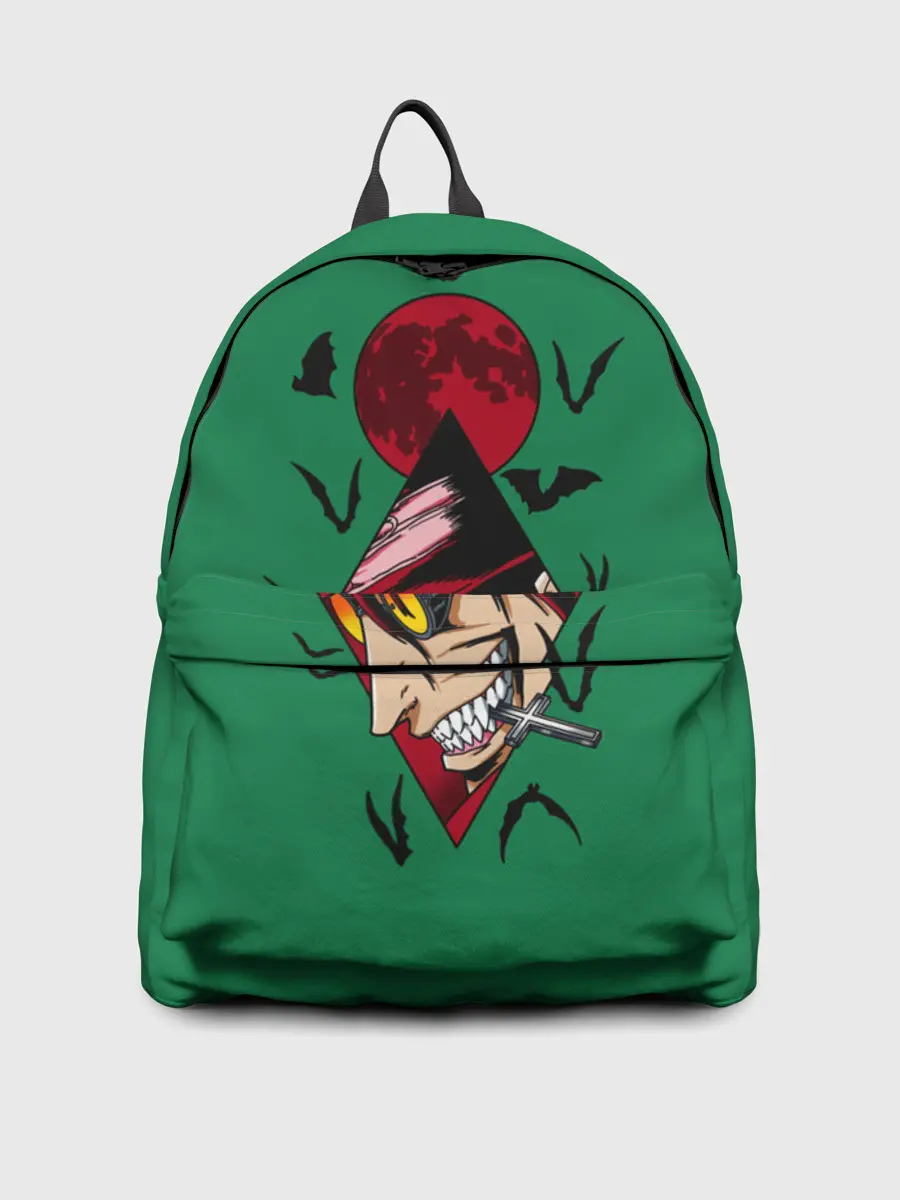 Рюкзак джинсовый / Алукард в ромбе