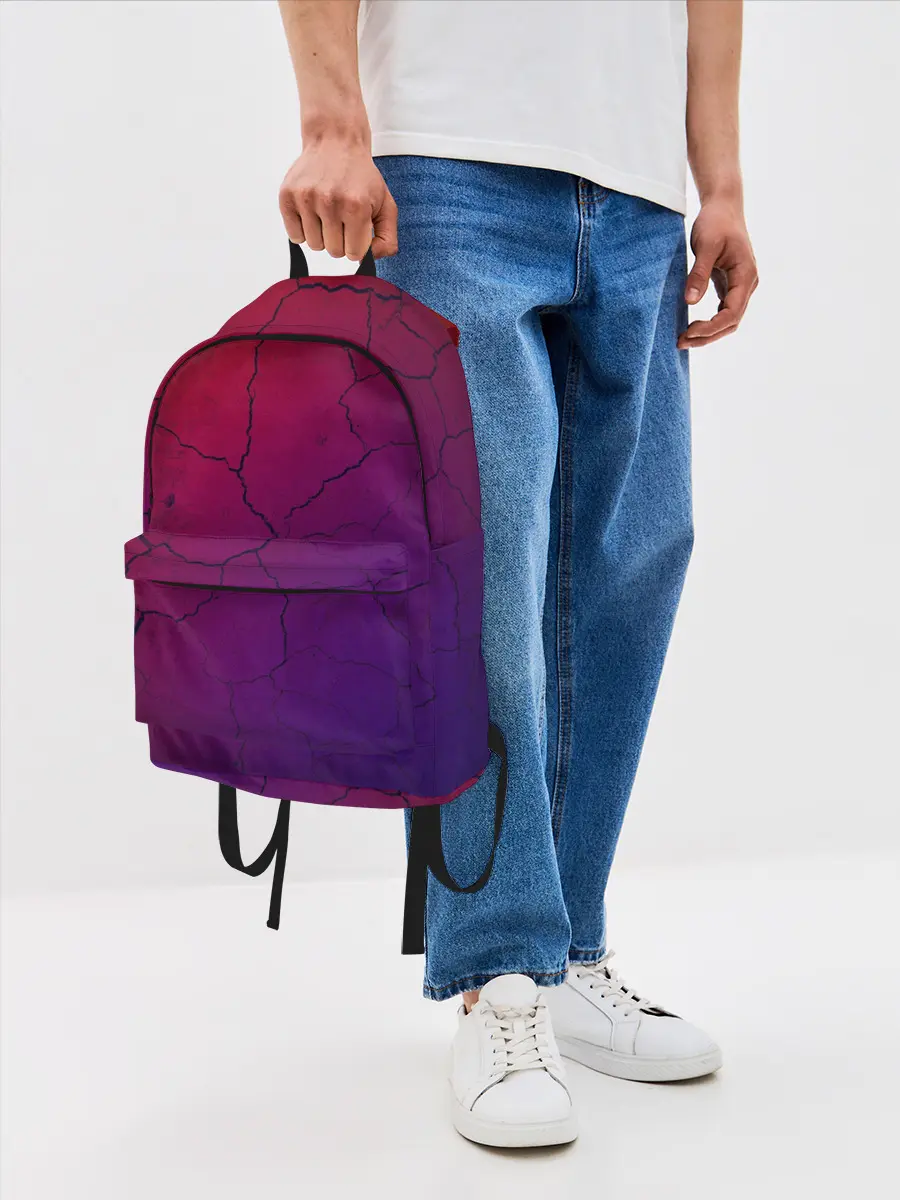 Рюкзак джинсовый / Трещины